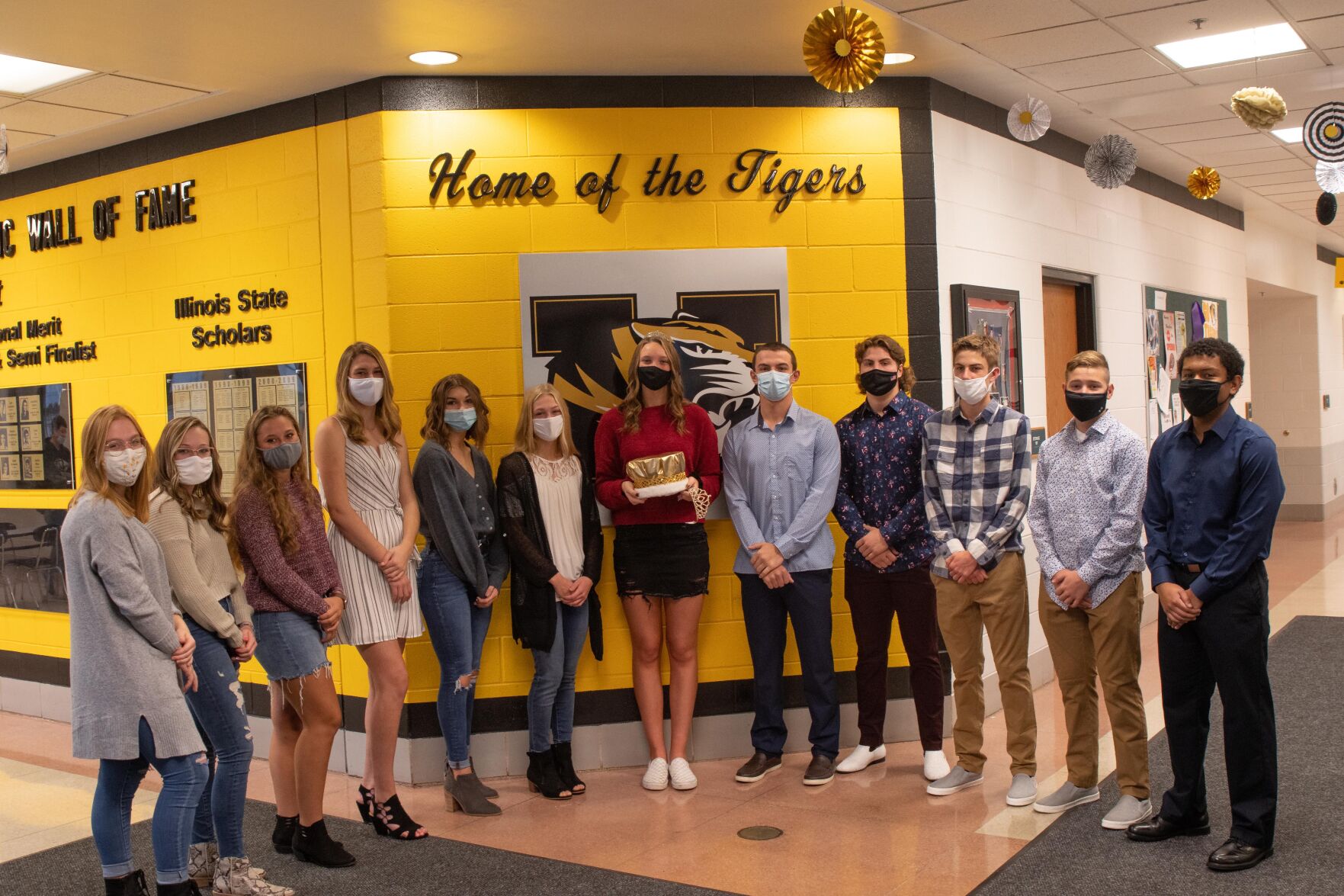 2020 Herscher HS Homecoming Court